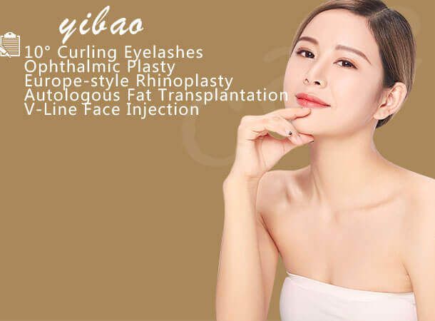 kongyi 10° Curling Eyelashes Ophthalmic Plasty + Europe-style Rhinoplasty + Autologous Fat Transplantation + V-Line Face Injection