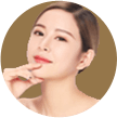 kongyi 10° Curling Eyelashes Ophthalmic Plasty + Europe-style Rhinoplasty + Autologous Fat Transplantation + V-Line Face Injection